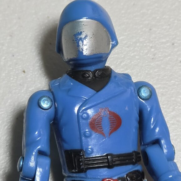 Vintage G.I. Joe Cobra Commander 1983 Swivel Arms *Scratch on mask* - Picture 2 of 5
